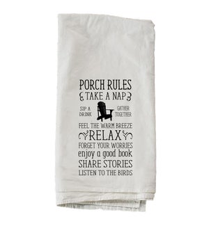 Porch Rules Towel